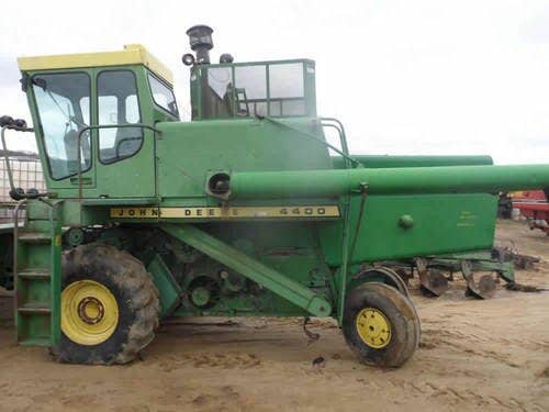 Used John Deere 4400 Combine parts.
