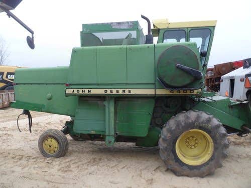 Used John Deere 4400 Combine parts.