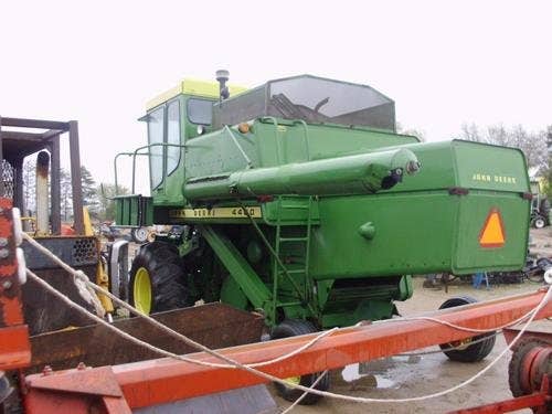 Used John Deere 4400 Combine parts.