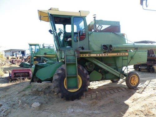 Used John Deere 4400 Combine parts.