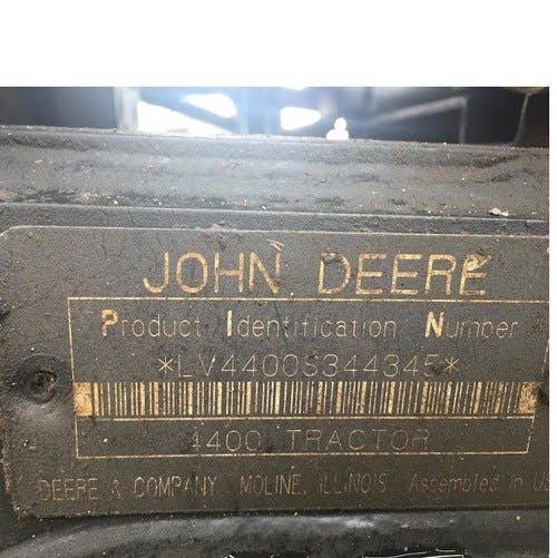 2000 Used John Deere 4400 Tractor parts.