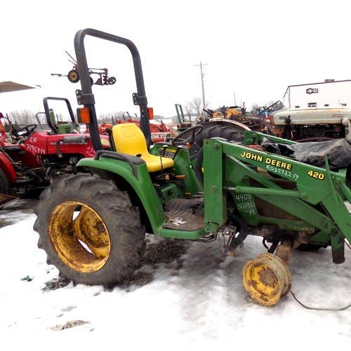 2000 Used John Deere 4400 Tractor parts.