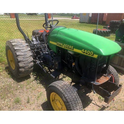 Used John Deere 4400 Tractor parts.