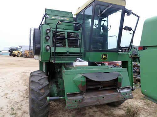 Used John Deere 4420 Combine parts.