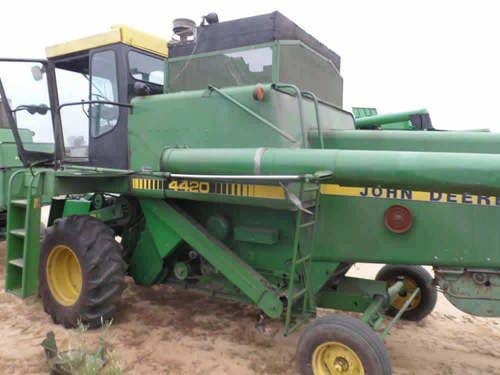 Used John Deere 4420 Combine parts.