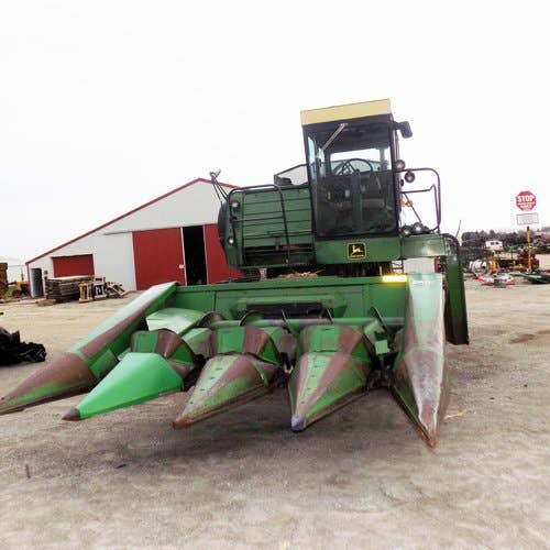 Used John Deere 4420 Combine parts.