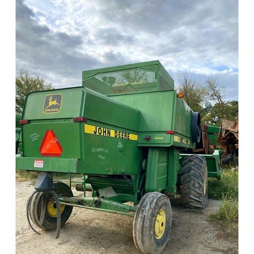 Used John Deere 4420 Combine parts.