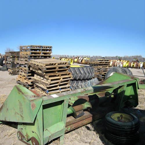 Used John Deere 443 Header parts.