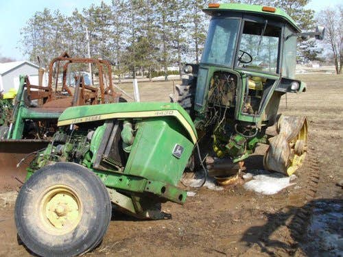 Used John Deere 4430 Tractor parts.