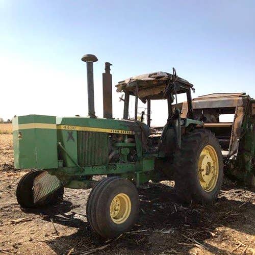 Used John Deere 4430 Tractor parts.