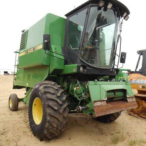 Used John Deere 4435 Combine parts.