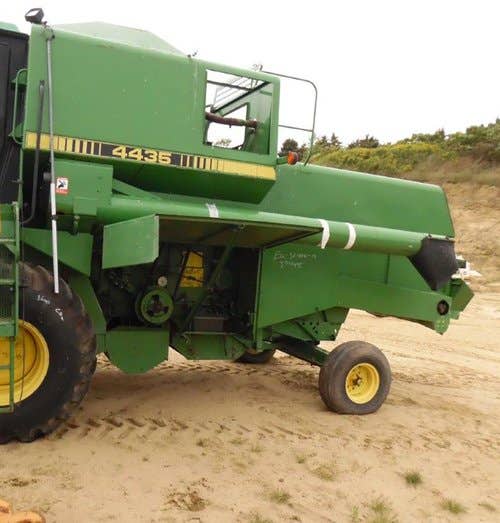 Used John Deere 4435 Combine parts.