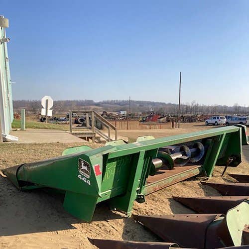 Used John Deere 444 Header parts.