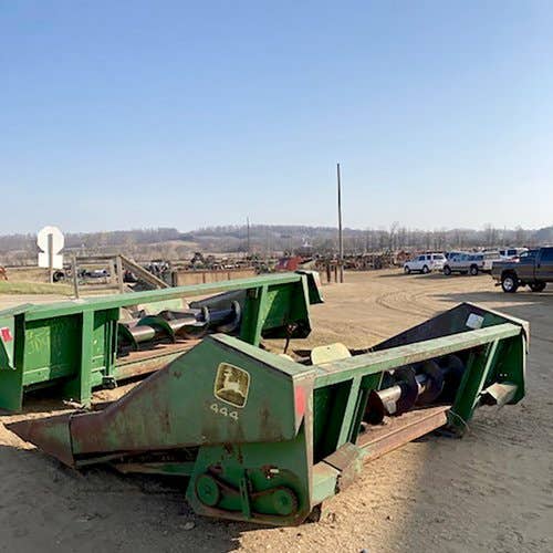 Used John Deere 444 Header parts.