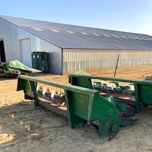 Used John Deere 444 Header parts.
