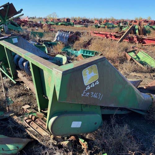 Used John Deere 444 Header parts.