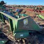 Used John Deere 444 Header parts. Used John Deere 444 Header parts.