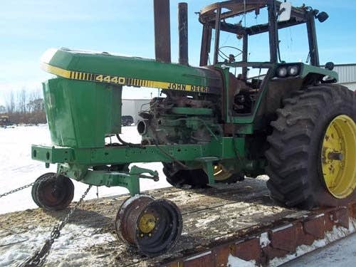 Used John Deere 4440 Tractor parts.
