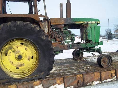 Used John Deere 4440 Tractor parts.