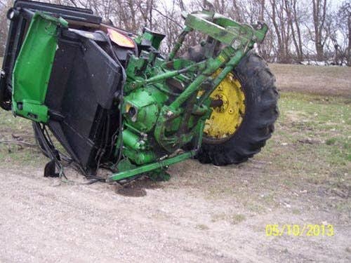 Used John Deere 4450 Tractor parts.
