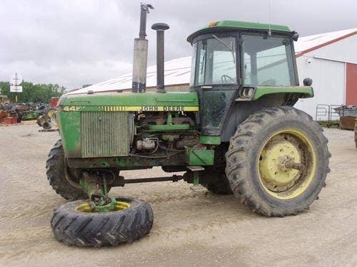 Used John Deere 4450 Tractor parts.