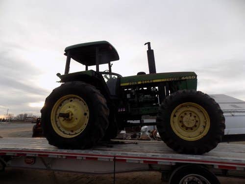Used John Deere 4450 Tractor parts.
