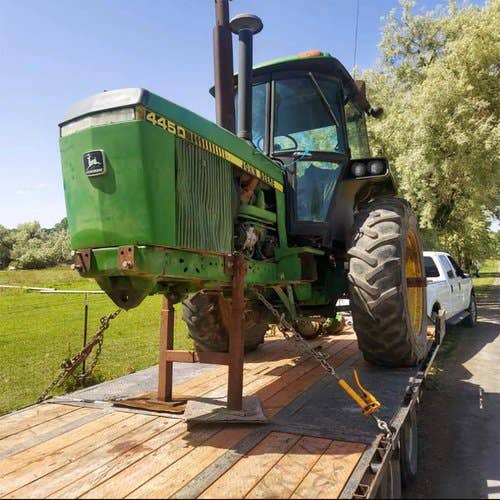 Used John Deere 4450 Tractor parts.
