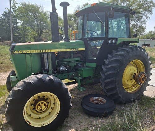 Used John Deere 4450 Tractor parts.