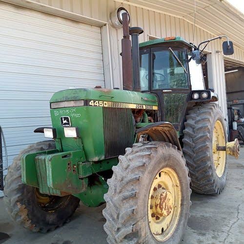 Used John Deere 4450 Tractor parts.