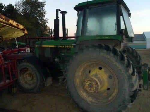 Used John Deere 4455 Tractor parts.