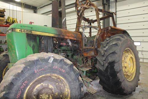 Used John Deere 4455 Tractor parts.