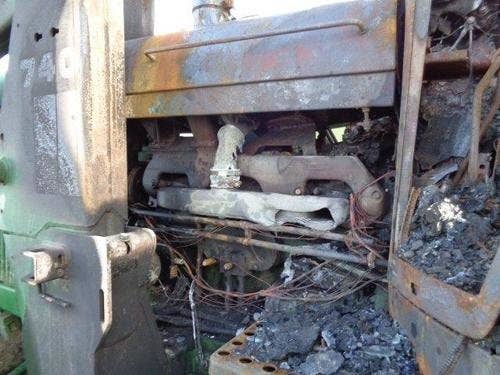 Used John Deere 4455 Tractor parts.