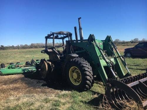 Used John Deere 4455 Tractor parts.