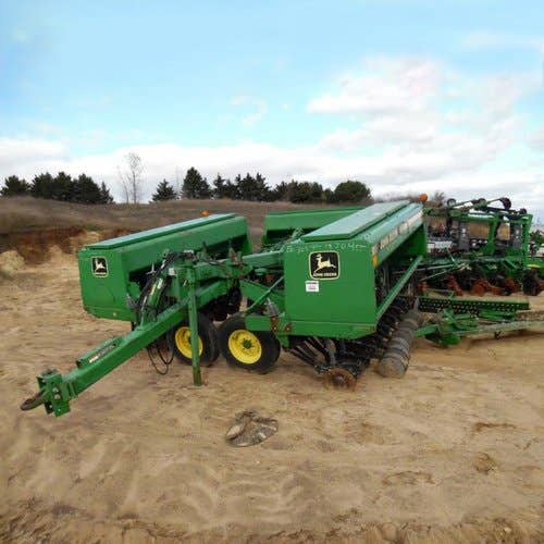 Used John Deere 455 Drill parts.