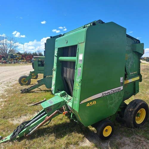 Used John Deere 458 Baler parts.