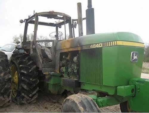 Used John Deere 4640 Tractor parts.