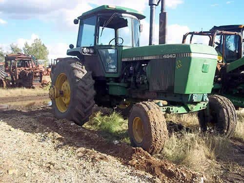 Used John Deere 4640 Tractor parts.