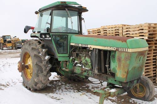 Used John Deere 4640 Tractor parts.