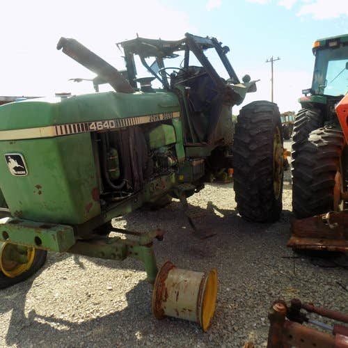 Used John Deere 4640 Tractor parts.