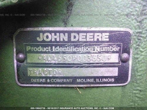 1983 Used John Deere 4650 Tractor parts.