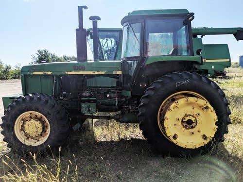 Used John Deere 4650 Tractor parts.