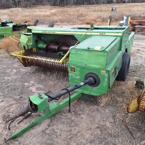 Used John Deere 467 Baler parts.