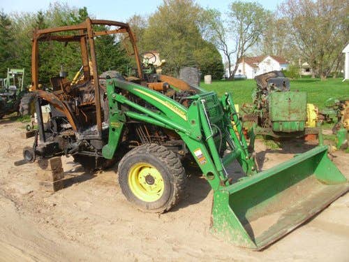2010 Used John Deere 4720 Tractor parts.