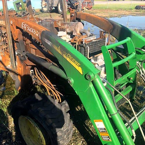 2008 Used John Deere 4720 Tractor parts.