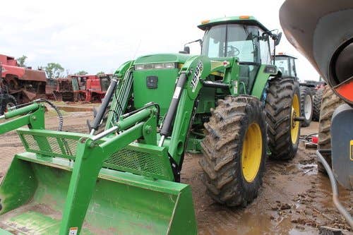 Used John Deere 4755 Tractor parts.