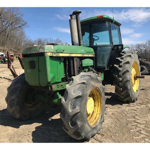 Used John Deere 4755 Tractor parts.