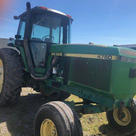 Used John Deere 4760 Tractor parts.