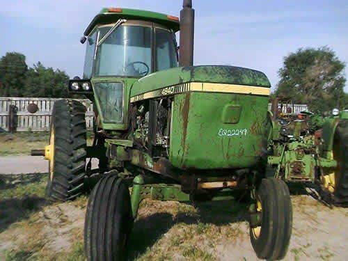 Used John Deere 4840 Tractor parts.