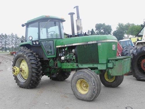 Used John Deere 4840 Tractor parts.