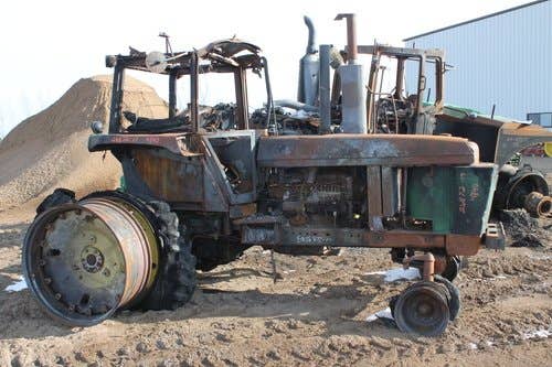 Used John Deere 4840 Tractor parts.